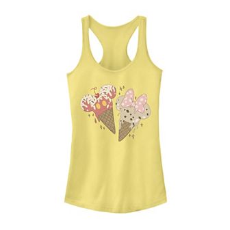 Disney's Mickey And Friends Mickey & Minnie Ice Cream Cones Racerback Tank Top