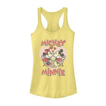 Disney's Mickey Valentine's Day Mickey & Minnie Hearts Racerback Tank Top