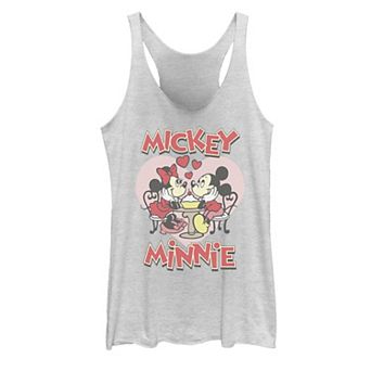 Disney's Mickey Valentine's Day Mickey & Minnie Hearts Racerback Tank Top