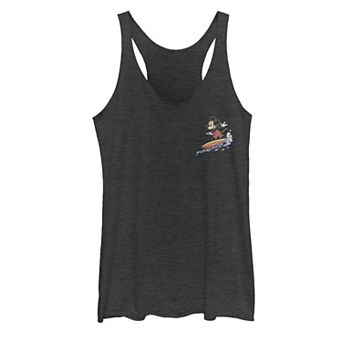 Disney's Mickey & Friends Surfing Mickey Left Chest Racerback Tank Top