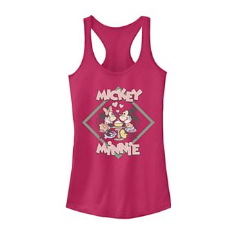 Disney's Mickey And Friends Valentine's Day Mickey & Minnie Racerback Tank Top