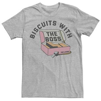 Men's Ted Lasso Biscuits With The Boss Simple Portrait Tee