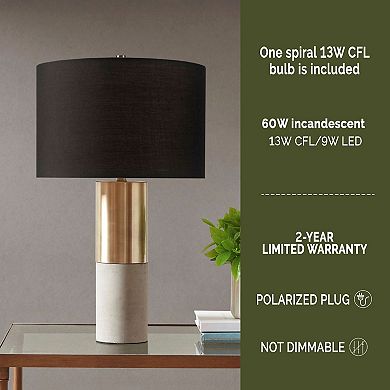Hampton Hill Fulton 1-Light Metal & Concrete Table Lamp