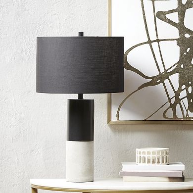 Hampton Hill Fulton 1-Light Metal & Concrete Table Lamp