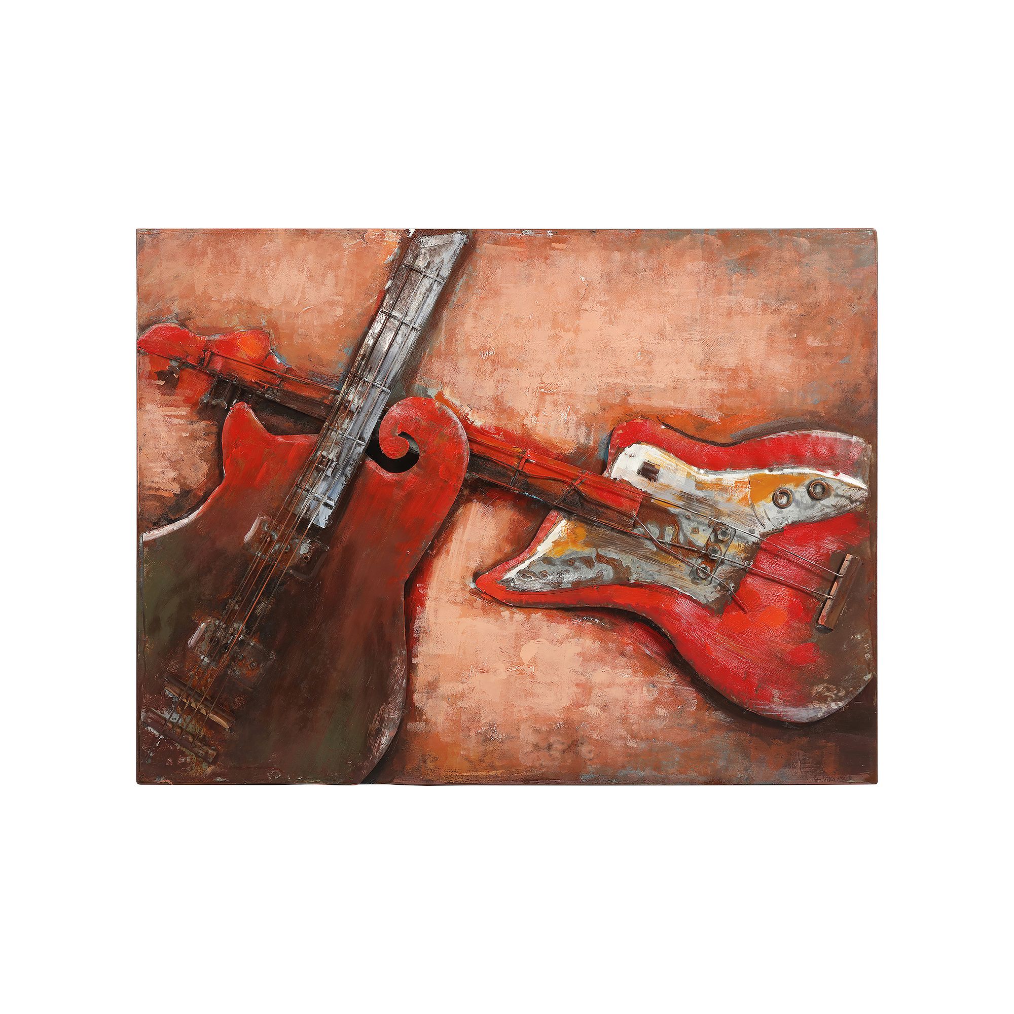Empire Art Direct Acustica Metal Wall Art, Multi