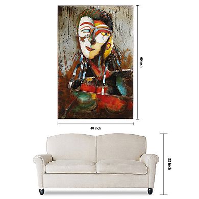 Home 1 Mixed Media Iron Dimensional Wall Art