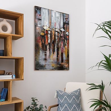 Empire Art Direct Paris Rain Metal Wall Art
