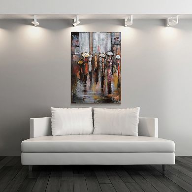 Empire Art Direct Paris Rain Metal Wall Art