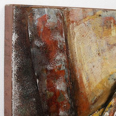 Benz Mixed Media Iron Dimensional Wall Art