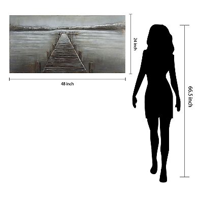 Empire Art Direct Pier Metal Wall Art