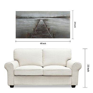 Empire Art Direct Pier Metal Wall Art