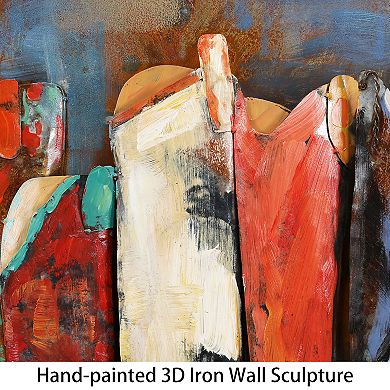 Empire Art Direct Cowboy Boots Metal Wall Art