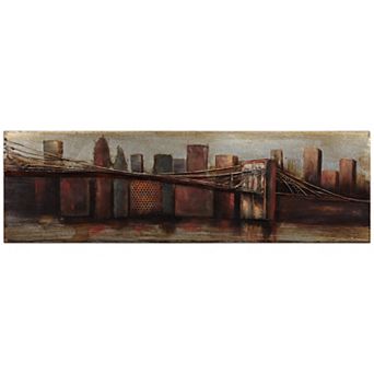Bridge to the City 1 Mixed Media Iron Dimensional Wall Art
