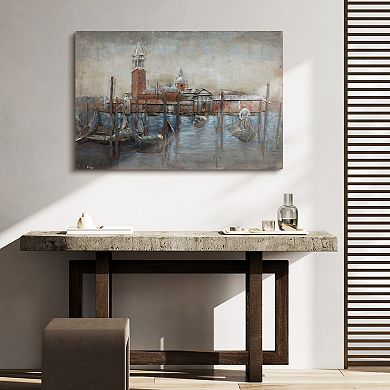 Gondolas' Mixed Media Iron Dimensional Wall Art
