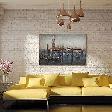 Gondolas' Mixed Media Iron Dimensional Wall Art