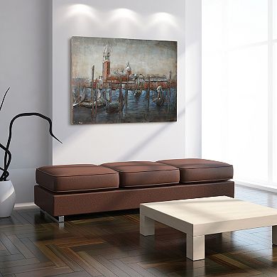 Gondolas' Mixed Media Iron Dimensional Wall Art