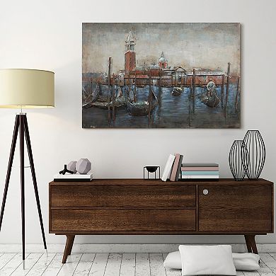 Gondolas' Mixed Media Iron Dimensional Wall Art