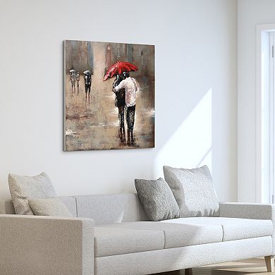 Rain Mixed Media Iron Dimensional Wall Art