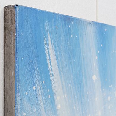 Skiing Mixed Media Iron Dimensional Wall Art