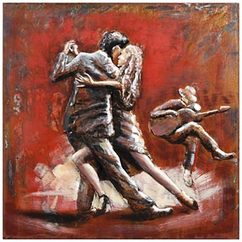 Dance Mixed Media Iron Dimensional Wall Art