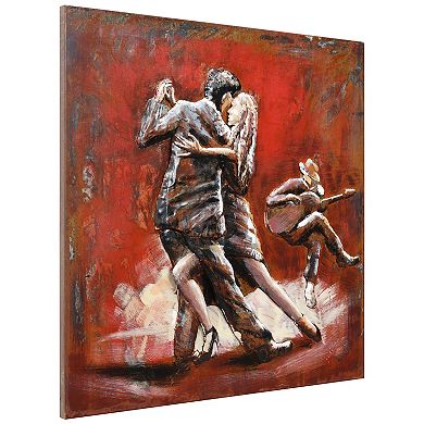 Dance Mixed Media Iron Dimensional Wall Art