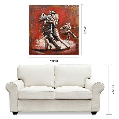 Dance Mixed Media Iron Dimensional Wall Art