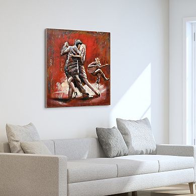 Dance Mixed Media Iron Dimensional Wall Art