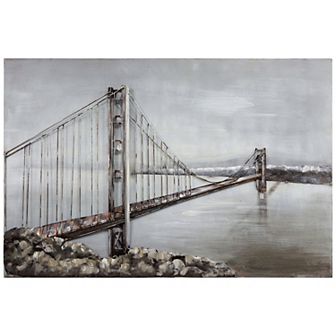 Bridge Mixed Media Iron Dimensional Wall Art