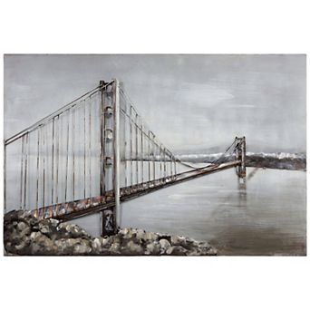 Bridge Mixed Media Iron Dimensional Wall Art