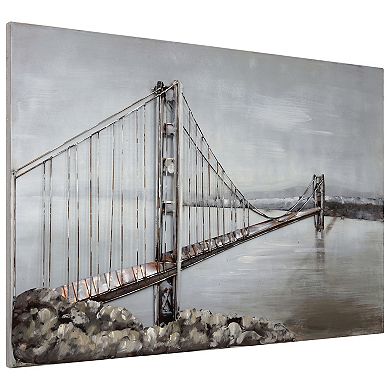 Bridge Mixed Media Iron Dimensional Wall Art