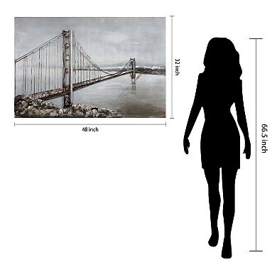 Bridge Mixed Media Iron Dimensional Wall Art