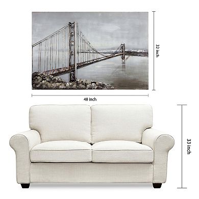 Bridge Mixed Media Iron Dimensional Wall Art