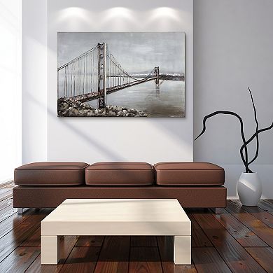 Bridge Mixed Media Iron Dimensional Wall Art