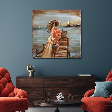Lighthouse Mixed Media Iron Dimensional Wall Art