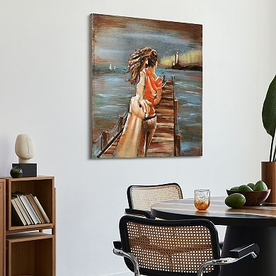 Lighthouse Mixed Media Iron Dimensional Wall Art