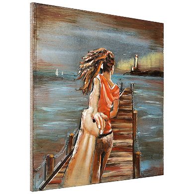 Lighthouse Mixed Media Iron Dimensional Wall Art