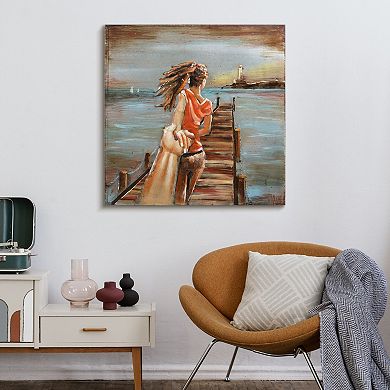Lighthouse Mixed Media Iron Dimensional Wall Art