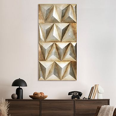 Steel Mixed Media Iron Dimensional Wall Art