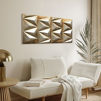 Steel Mixed Media Iron Dimensional Wall Art