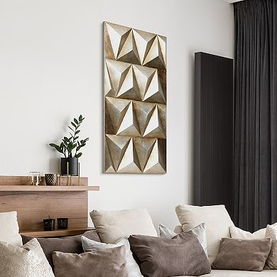 Steel Mixed Media Iron Dimensional Wall Art