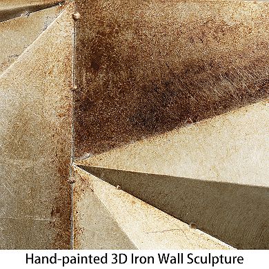Steel Mixed Media Iron Dimensional Wall Art