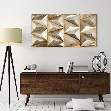 Steel Mixed Media Iron Dimensional Wall Art