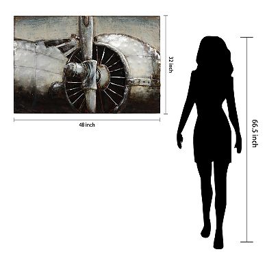 Flyaway Mixed Media Iron Dimensional Wall Art