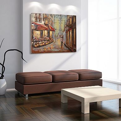 Solo in Paris Mixed Media Iron Dimensional Wall Art
