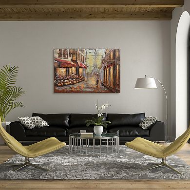 Solo in Paris Mixed Media Iron Dimensional Wall Art