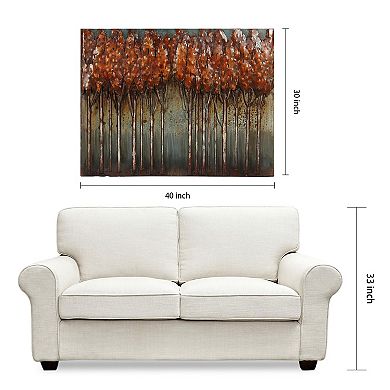 Sunset Ground Mixed Media Iron Dimensional Wall Art