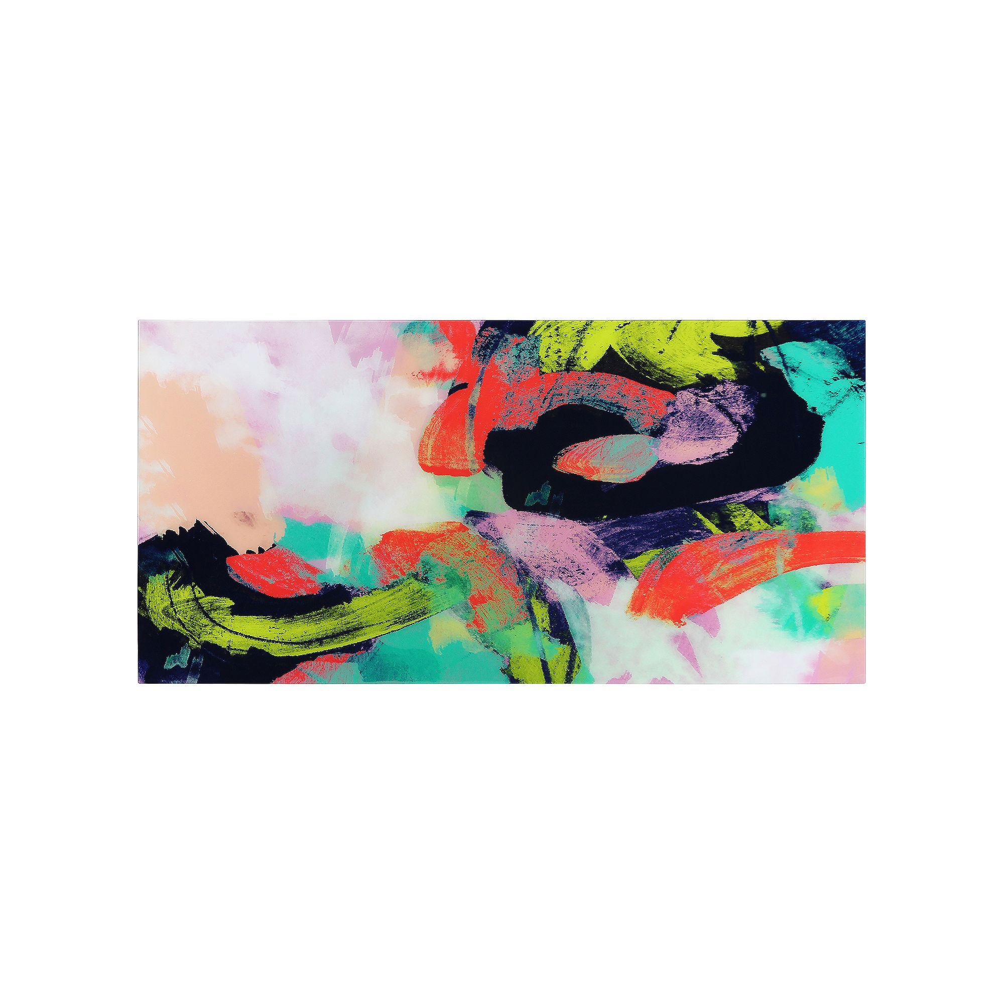 Empire Art Direct Colorful Glass Wall Art, Multi
