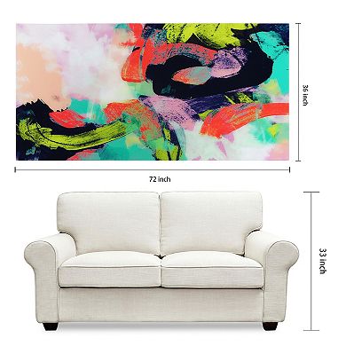 Empire Art Direct Colorful Glass Wall Art