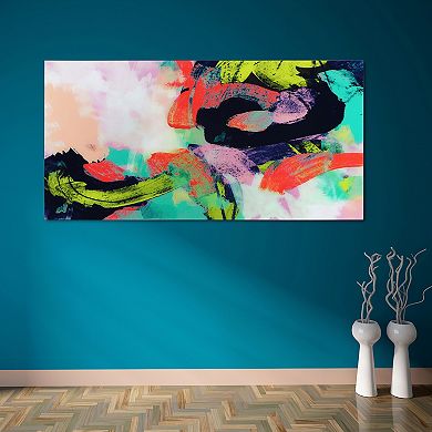 Empire Art Direct Colorful Glass Wall Art