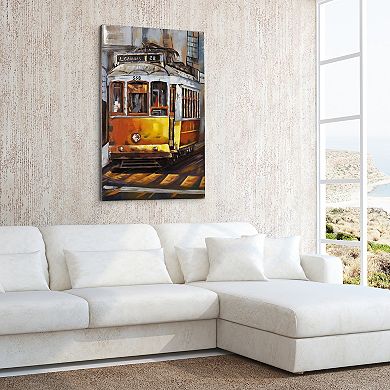 Cable Car Mixed Media Iron Dimensional Wall Art